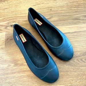 Hunter Black Flats size UK 7